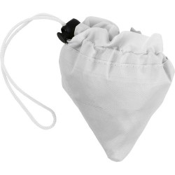 Sac pliable personnalisable de shopping Billie Matières : polyester Couleurs : blanc objet promotionnel éco-responsable