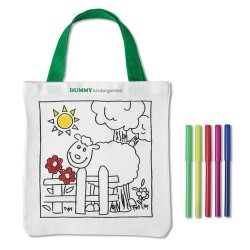 Sac à colorier en coton personnalisable - MATEUSZ Matières : coton Couleurs : blanc goodies publicitaire événementiel