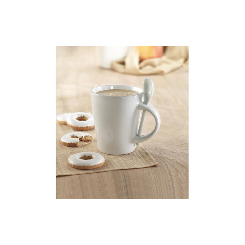 Mug Personnalisé de Sublimation Éco-responsable - SUBLIMKONIK Matières : grès Couleurs : blanc cadeau entreprise pas cher