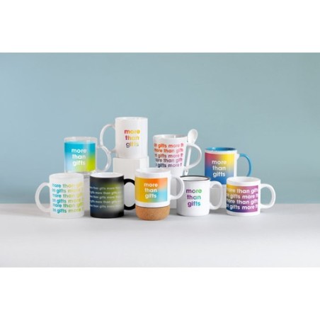 Mug Personnalisé de Sublimation Éco-responsable - SUBLIMKONIK Matières : grès Couleurs : blanc goodies publicitaire événementiel