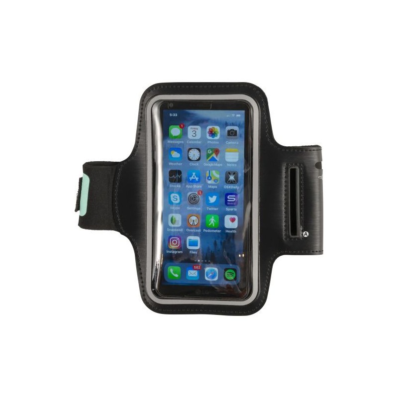 Housse brassard personnalisée pour smartphone idéale pour le sport - Danny Matières : EVA Couleurs : noir goodies publicitaire é