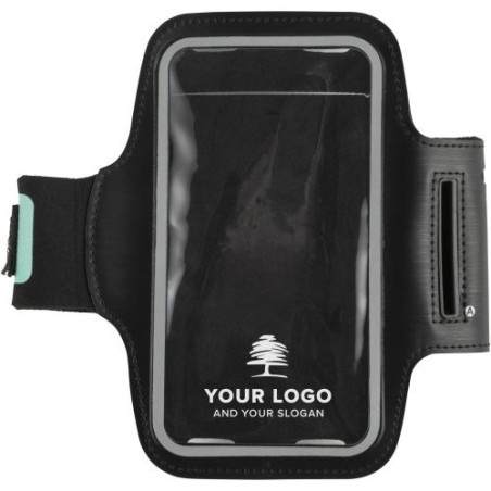 Housse brassard personnalisée pour smartphone idéale pour le sport - Danny Matières : EVA Couleurs : noir marquage laser ultra p