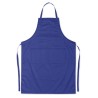 Tablier de cuisine ajustable personnalisé - FITTED KITAB Matières : coton Couleurs : bleu marquage laser ultra précis