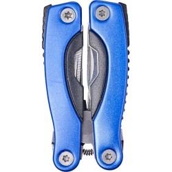 Pince multifonction personnalisée  Julie Matières : acier inoxydable Couleurs : bleu cobalt 2
