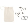 Set de 3 jeux de réflexion personnalisés en métal Nilo Matières : coton Couleurs : kaki