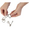 Set de 3 jeux de réflexion personnalisés en métal Nilo Matières : coton Couleurs : kaki marquage laser ultra précis