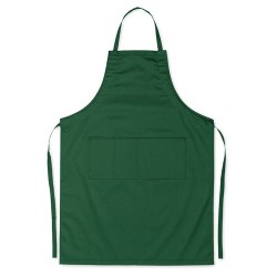 Tablier de cuisine ajustable personnalisé - FITTED KITAB Matières : coton Couleurs : vert personnalisable avec votre logo