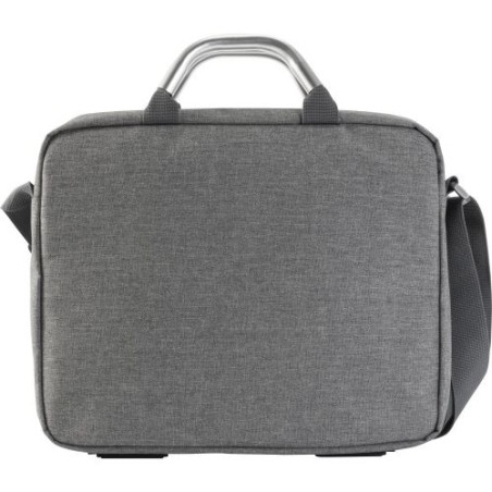 Sacoche personnalisée en polycanvas pour ordinateur - Anya Matières : polyester Couleurs : gris personnalisable avec votre logo