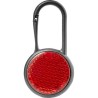 Réflecteur LED Personnalisé et Sécurisé avec Mousqueton - Zuri Matières : polypropylène (PP) Couleurs : rouge cadeau entreprise 