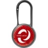 Réflecteur LED Personnalisé et Sécurisé avec Mousqueton - Zuri Matières : polypropylène (PP) Couleurs : rouge goodies publicitai