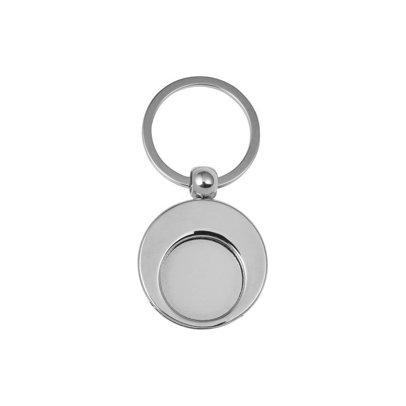 Porte-clés Métal Personnalisé avec Jeton pour Entreprises Christie Matières : alliage Couleurs : argenté