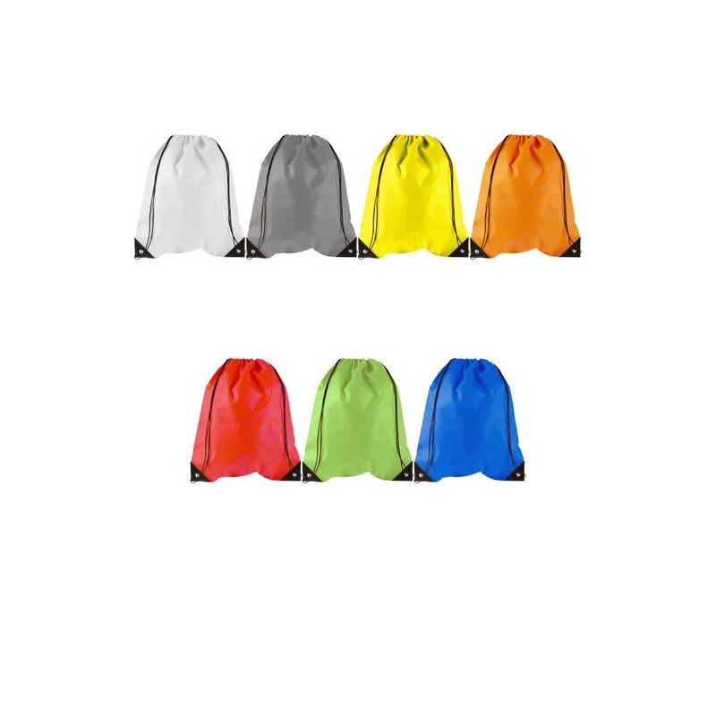 Sac à dos publicitaire en non-tissé - Nathalie Matières : non tissé Couleurs : vert citron cadeau client original