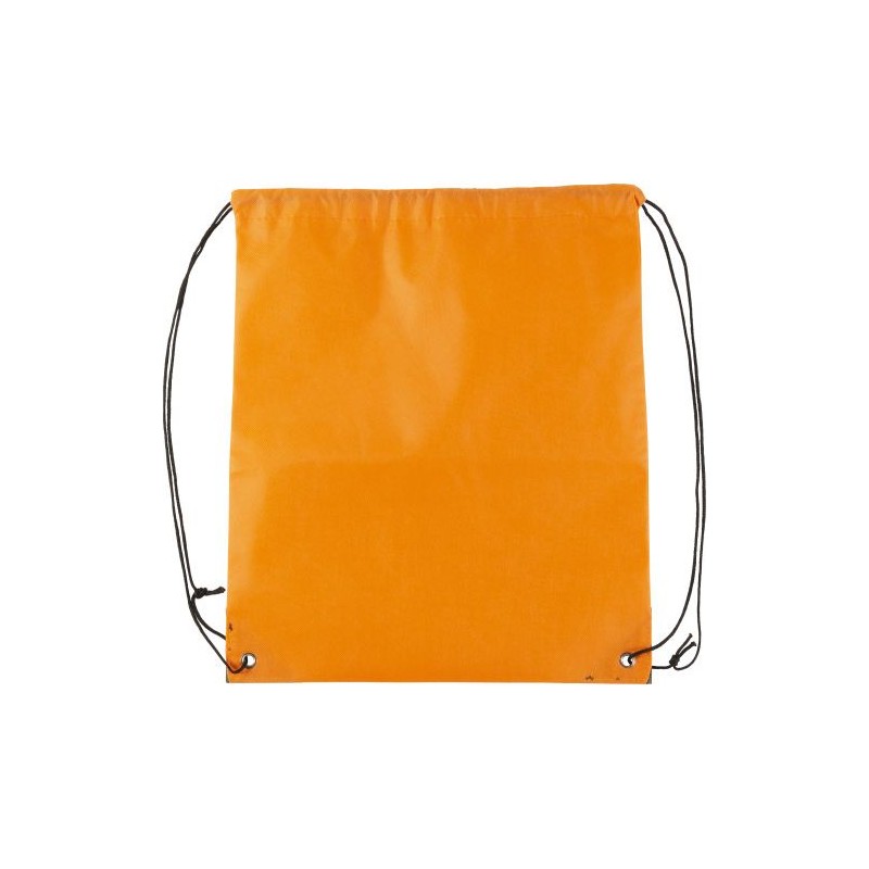 Sac à dos publicitaire en non-tissé - Nathalie Matières : non tissé Couleurs : vert citron objet promo petit budget