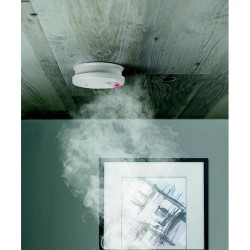 Détecteur de fumée personnalisé fiable - NONSMOKE Matières : ABS Couleurs : blanc goodies publicitaire événementiel