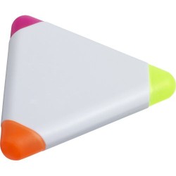 Surligneur Triangulaire Personnalisé Mica Matières : plastique Couleurs : blanc impression haute définition