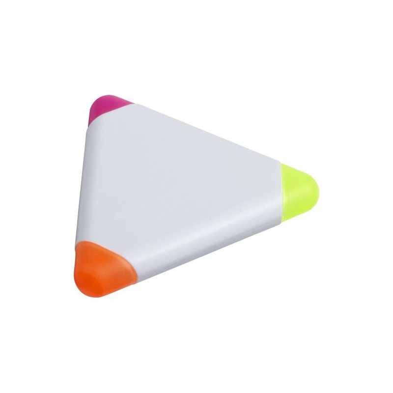 Surligneur Triangulaire Personnalisé Mica Matières : plastique Couleurs : blanc impression haute définition