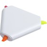 Surligneur Triangulaire Personnalisé Mica Matières : plastique Couleurs : blanc marquage laser ultra précis