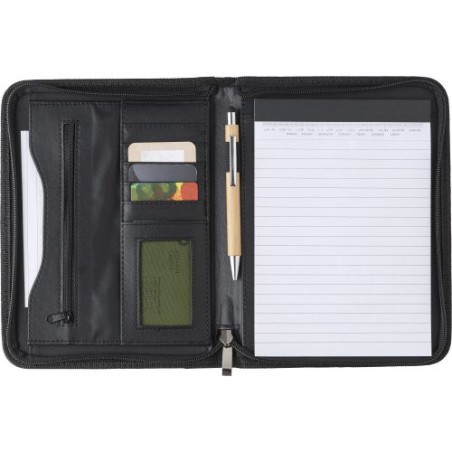 Conférencier A5 Zippé en Cuir Reconstitué Rosa