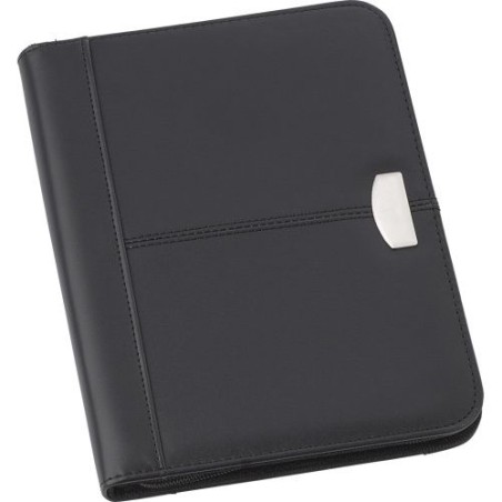 Conférencier A5 Zippé en Cuir Reconstitué Rosa