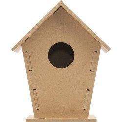 Nichoir personnalisé en MDF pour oiseaux - Taylor Matières : bois Couleurs : brun