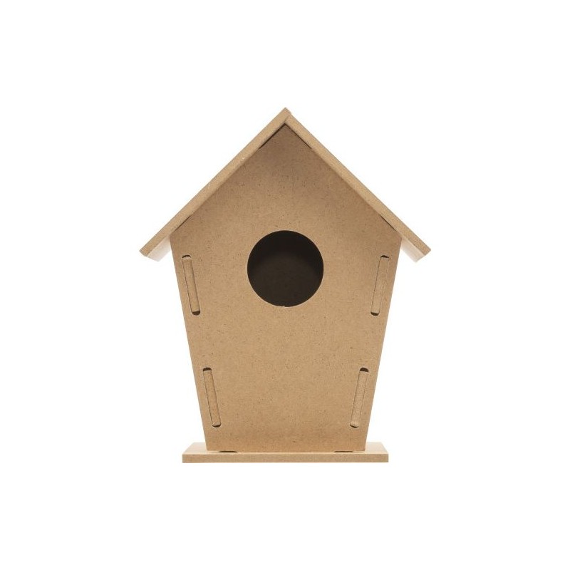 Nichoir personnalisé en MDF pour oiseaux - Taylor Matières : bois Couleurs : brun