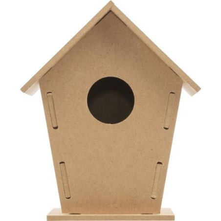 Nichoir personnalisé en MDF pour oiseaux - Taylor Matières : bois Couleurs : brun