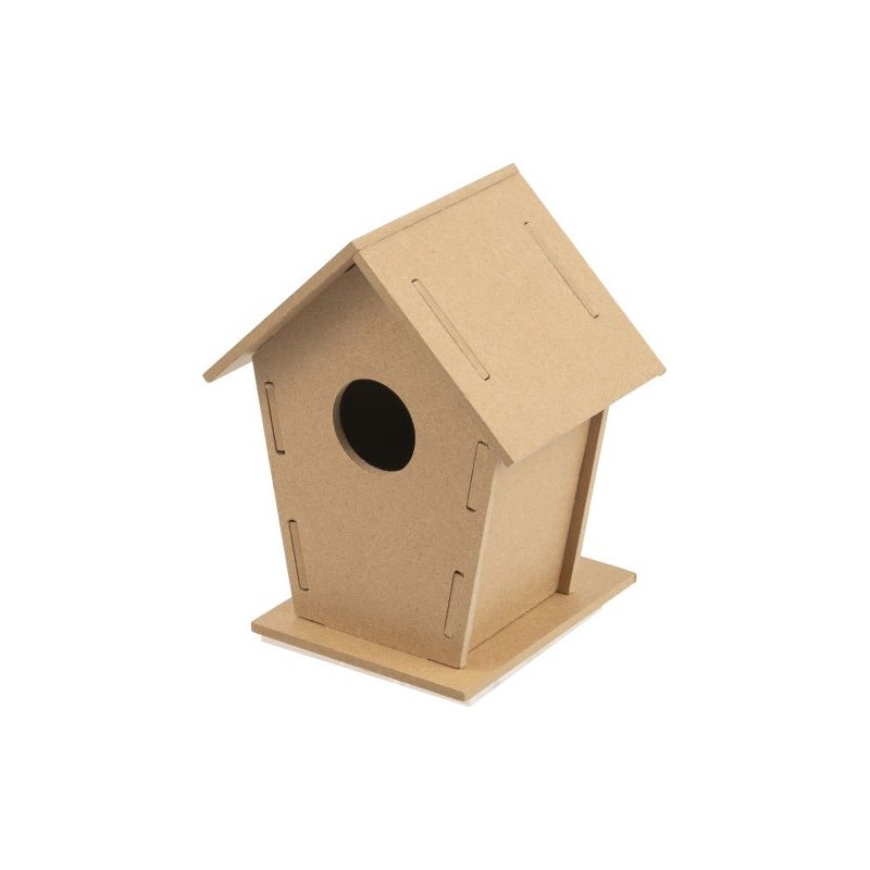 Nichoir personnalisé en MDF pour oiseaux - Taylor Matières : bois Couleurs : brun marquage laser ultra précis