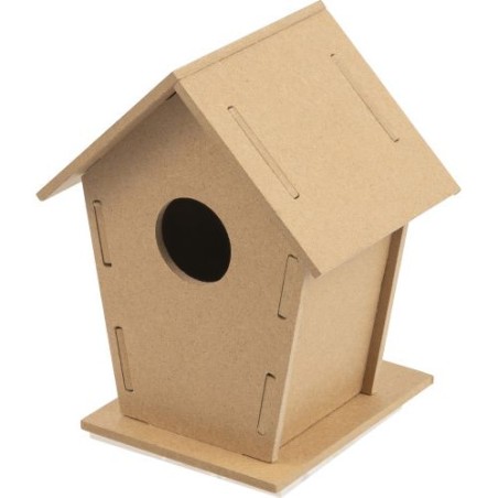 Nichoir personnalisé en MDF pour oiseaux - Taylor Matières : bois Couleurs : brun marquage laser ultra précis