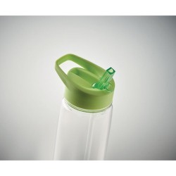 Bouteille  en RPET de 650ml - ALABAMA Matières : PET recyclé Couleurs : vert citron impression haute définition