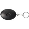 Porte-clés anti-agression personnalisé avec alarme LED Harold Matières : plastique Couleurs : noir personnalisable avec votre lo