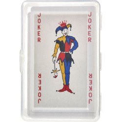 Jeu de 54 cartes personnalisées pour entreprises - Victoria Matières : papier Couleurs : rouge
