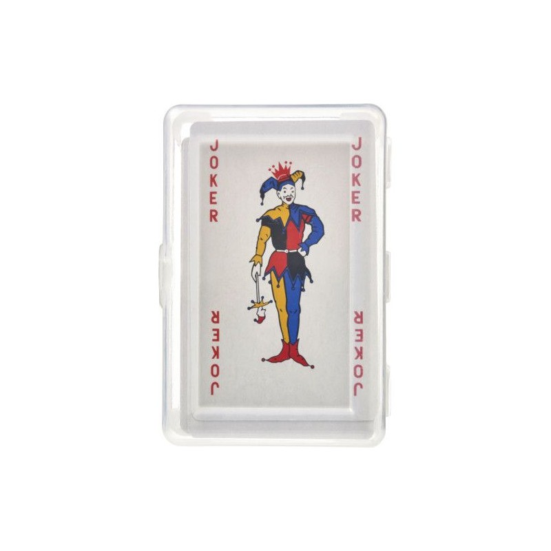 Jeu de 54 cartes personnalisées pour entreprises - Victoria Matières : papier Couleurs : rouge personnalisable avec votre logo