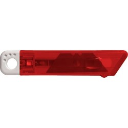 Cutter translucide en plastique élégant et précis - Griffin Matières : métal Couleurs : rouge goodies publicitaire événementiel
