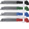 Cutter translucide en plastique personnalisé - Khia Matières : métal Couleurs : vert objet promotionnel éco-responsable