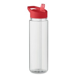 Bouteille  en RPET de 650ml - ALABAMA Matières : PET recyclé Couleurs : rouge marquage laser ultra précis