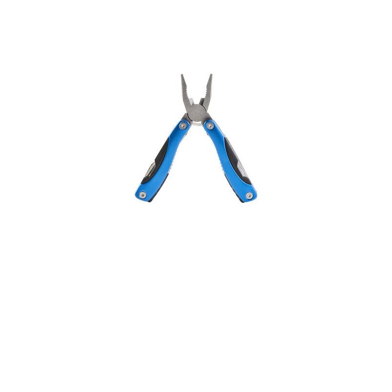 Pince multifonction personnalisée de qualité - Céline Matières : acier inoxydable Couleurs : bleu cobalt personnalisable avec vo