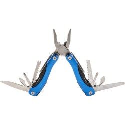 Pince multifonction personnalisée de qualité - Céline Matières : acier inoxydable Couleurs : bleu cobalt marquage laser ultra pr