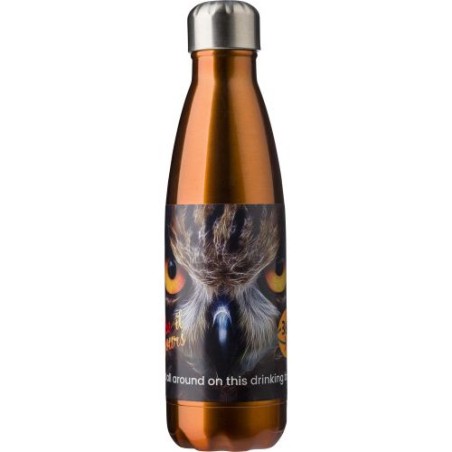 Gourde en acier inoxydable simple paroi de 650 ml personnalisée Sumatra Matières : acier inoxydable Couleurs : bleu objet promo 