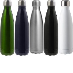 Gourde en acier inoxydable simple paroi de 650 ml personnalisée Sumatra objet promotionnel éco-responsable