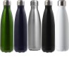 Gourde en acier inoxydable simple paroi de 650 ml personnalisée Sumatra objet promotionnel éco-responsable