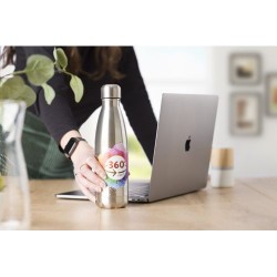 Gourde en acier inoxydable simple paroi de 650 ml personnalisée Sumatra goodies personnalisé en stock