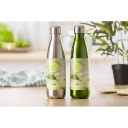 Gourde en acier inoxydable simple paroi de 650 ml personnalisée Sumatra impression logo haute qualité