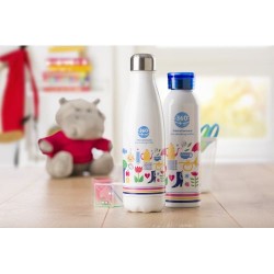 Gourde en acier inoxydable simple paroi de 650 ml personnalisée Sumatra objet publicitaire robuste