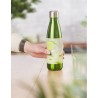 Gourde en acier inoxydable simple paroi de 650 ml personnalisée Sumatra Matières : acier inoxydable Couleurs : orange cadeau aff
