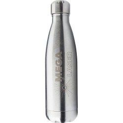 Gourde en acier inoxydable simple paroi de 650 ml personnalisée Sumatra Matières : acier inoxydable Couleurs : orange marquage l