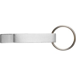 Porte-clés décapsuleur utile et personnalisé Felix Matières : métal Couleurs : argenté objet promotionnel éco-responsable
