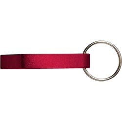 Porte-clés décapsuleur utile et personnalisé Felix Matières : métal Couleurs : rouge marquage laser ultra précis