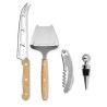 Set à fromage et vin personnalisé - WINE&CHEESE Matières : bambou Couleurs : bois cadeau entreprise pas cher
