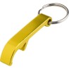 Porte-clés décapsuleur utile et personnalisé Felix Matières : métal Couleurs : jaune objet publicitaire robuste