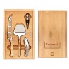 Set à fromage et vin personnalisé - WINE&CHEESE Matières : bambou Couleurs : bois goodies publicitaire événementiel